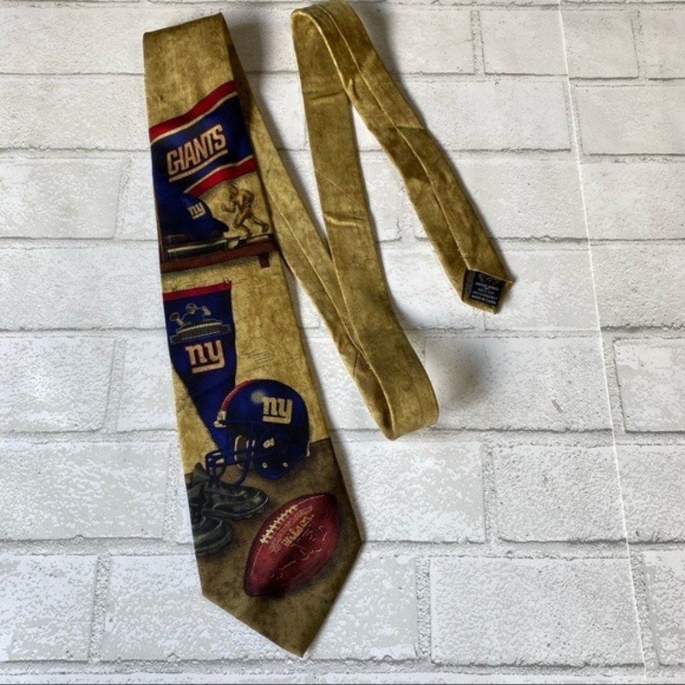 NFL New York Giants 100% Silk Tie